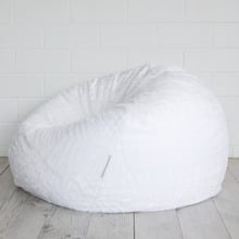 100cm Cloud Faux Fur Beanbag Cover